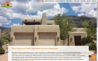 Lujan & Sons Construction website
