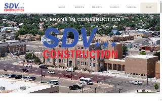 SDV Construction website