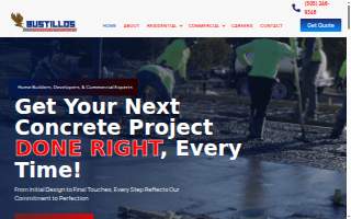 Bustillos Construction Inc website