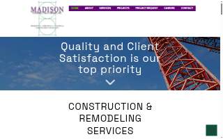 Madison Construction Group Inc. website