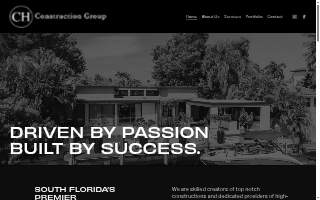 CH Construction Group website