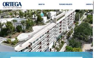 Ortega Construction Company website