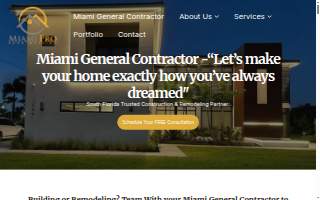 Miami Pro Construction website