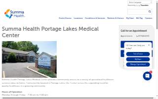Summa Health Portage Lakes Medical Center website