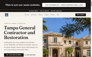 Onsite Construction & Restoration website
