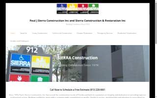 Paul J Sierra Construction Inc website