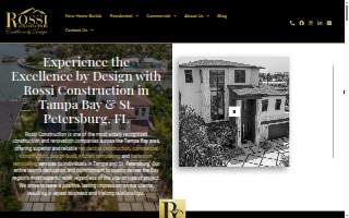 Rossi Construction website