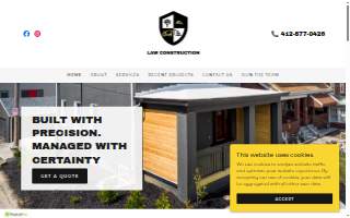 Law Construction website