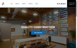 CRG Construction website