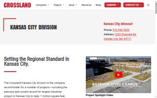 Crossland Construction Company, Inc. - Heavy Contractors website