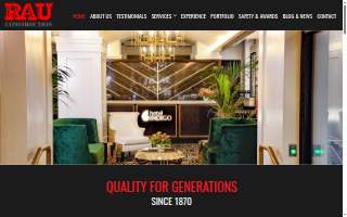 Rau Construction Company website