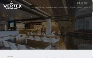 Vertex Construction LLC website
