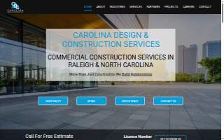 Carolina Design & Construction website