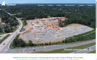 Ashland Construction Co website