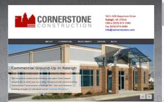 Cornerstone Construction website