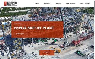 Cooper Tacia General Contracting Company website