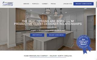 Blue Ribbon Residential Construction website