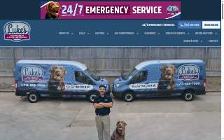 Luke's Plumbing & Air Conditioning website
