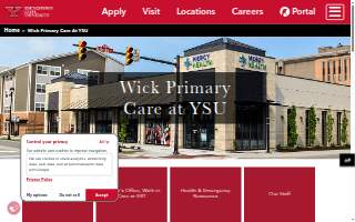 Mercy Health YSU website