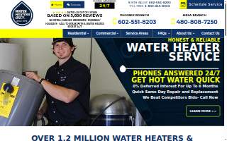 Water Heaters Only, Inc. website