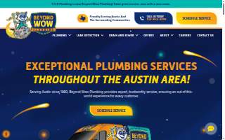 Beyond Wow Plumbing & Drains website