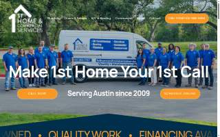 1st Home & Commercial Services website