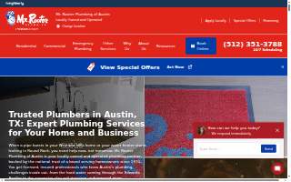 Mr. Rooter Plumbing of Austin website