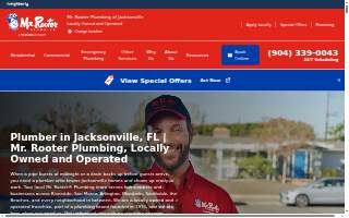 Mr. Rooter Plumbing of Jacksonville website