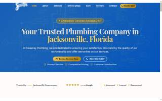 Sweeney Plumbing website