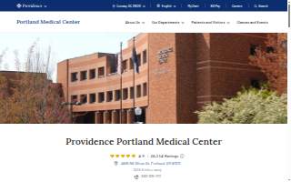 Providence Portland Medical Center: Department of Hospitalist website