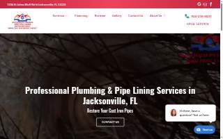 Superior Plumbing & Pipe Lining website