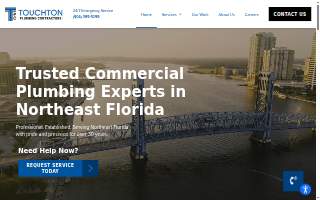 Touchton Plumbing Contractors Inc website
