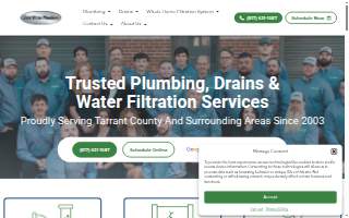 ClearWater Plumbers website