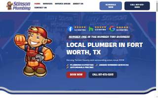 Larry Stinson Plumbing & Water Heater Repair website