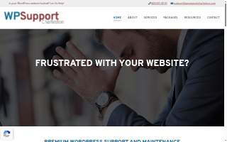 WP Support Charleston website