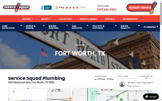 Service Squad Plumbing website
