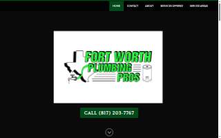 Fort Worth Plumbing Pros website