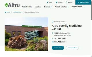 Altru Pediatrics Clinic website