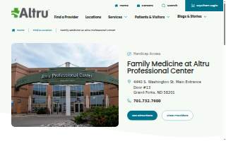 Family Medicine at Altru Professional Center website