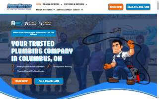 DrainMaster Drain Cleaning & Sewer Line Repair website