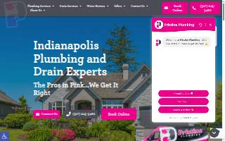 Pristine Plumbing website