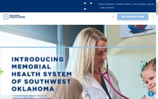 Memorial Health Pain Specialists and Rheumatology website
