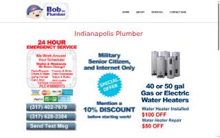 Bob The Plumber website