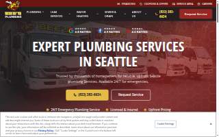 Bee's Plumbing and Heating website