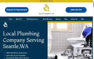 Queen Plumbing LLC website