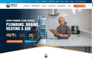 Ben’s Plumbing & Drain Cleaning website