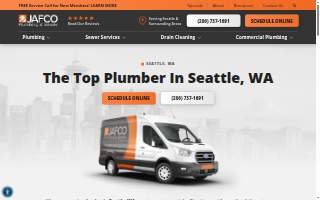Jafco Plumbing and Sewer website