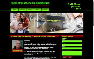 South End Plumbing website