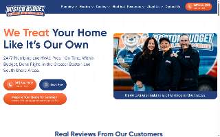 Boston Budget Plumbing Heating and Cooling website