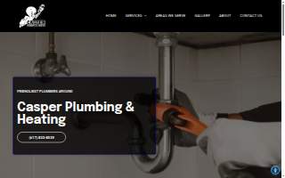 Casper Plumbing & Heating website